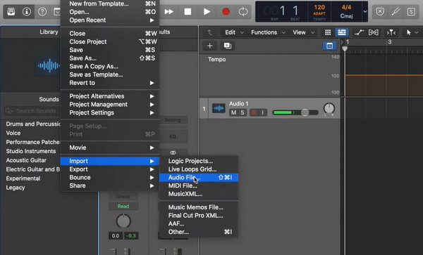 import amazon music to logic pro x