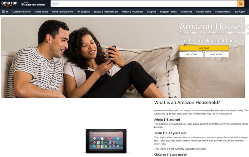 amazon household