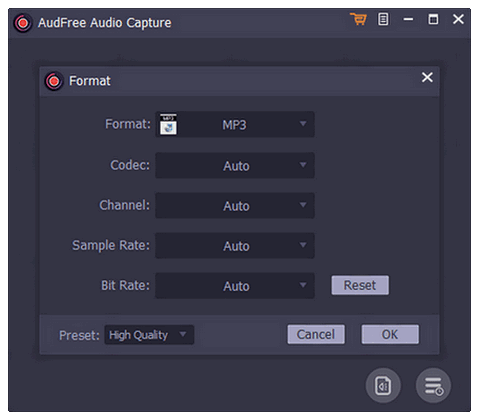 AudFree Audio Capture