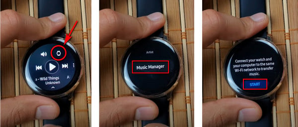transfer music to samsung watch computer