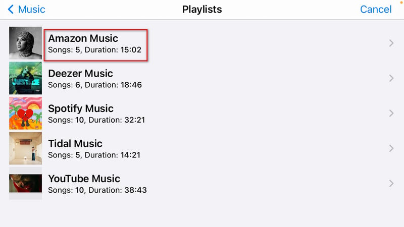 import amazon music to garageband