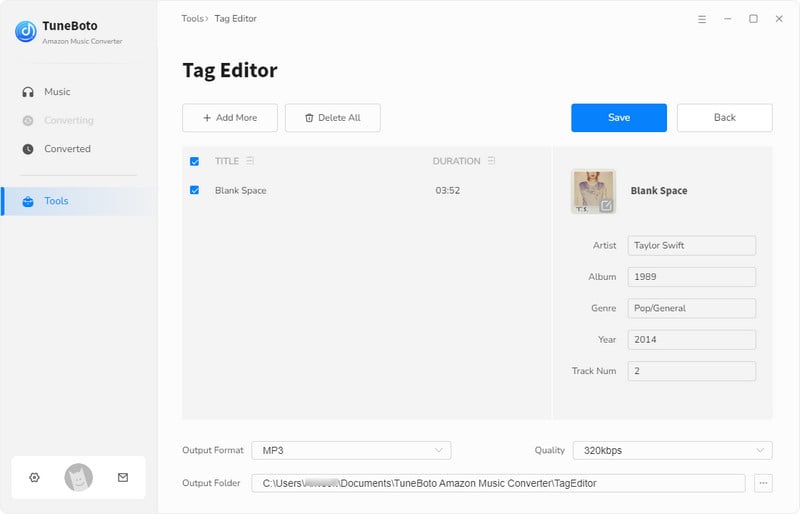 tag editor