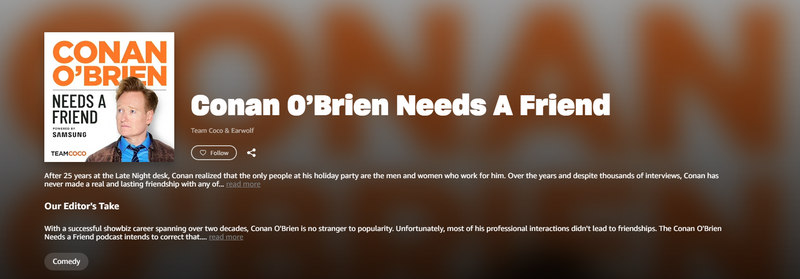 Conan O'Brien Needs A Friend