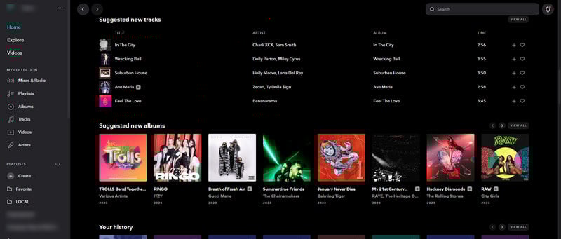 Tidal UI
