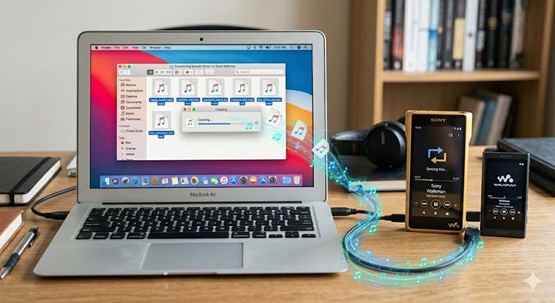 transfer music to sony walkman