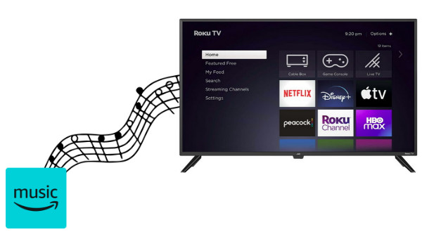 Play Amazon Music On Roku TV