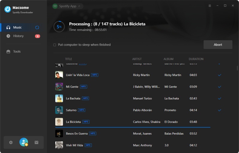 download music from spotify