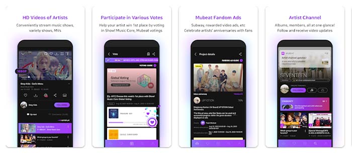kpop music sites Mubeat