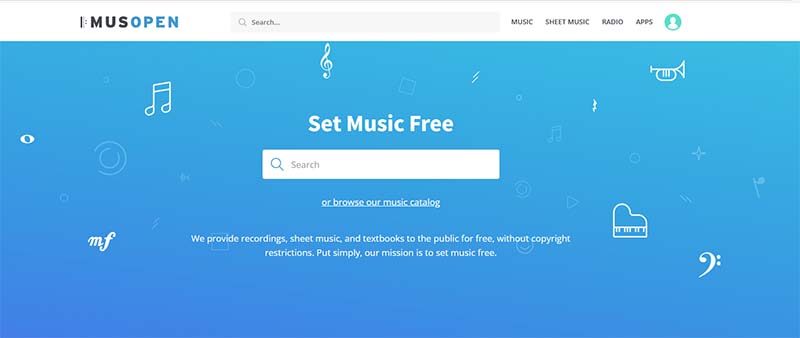 Musopen on Chromebook (screenshot)