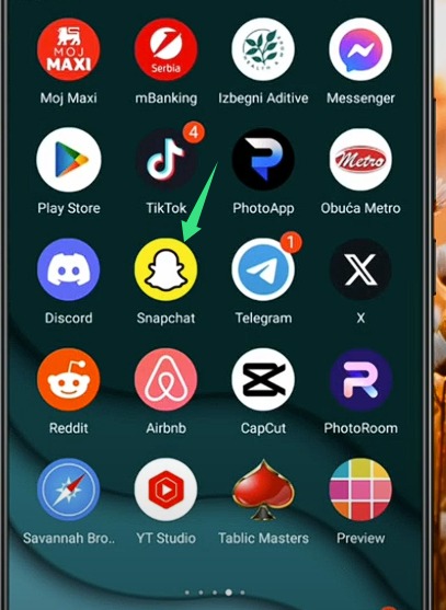 open snapchat