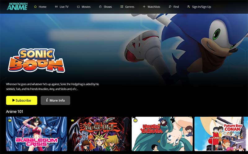 Cineby alternative :retrocrush