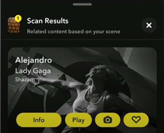 shazam listen results