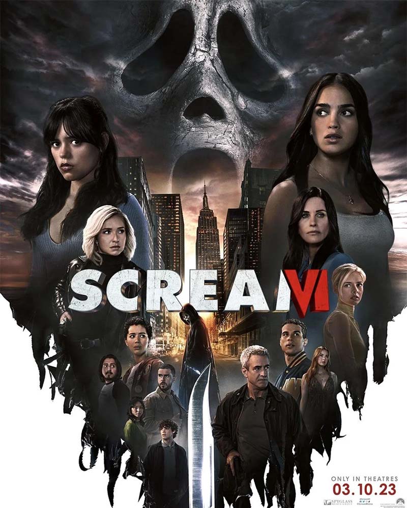 Scream VI slasher horror movie poster