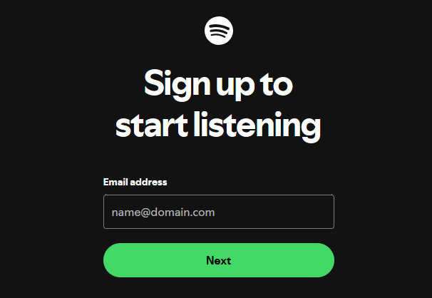 get spotify account