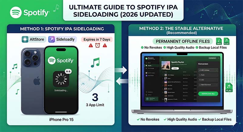 Install Spotify IPA on iOS