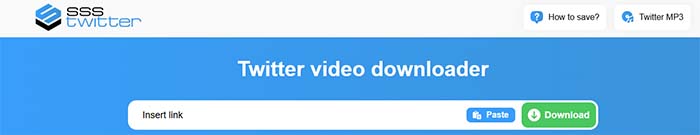 SSSTwitter download twitter video