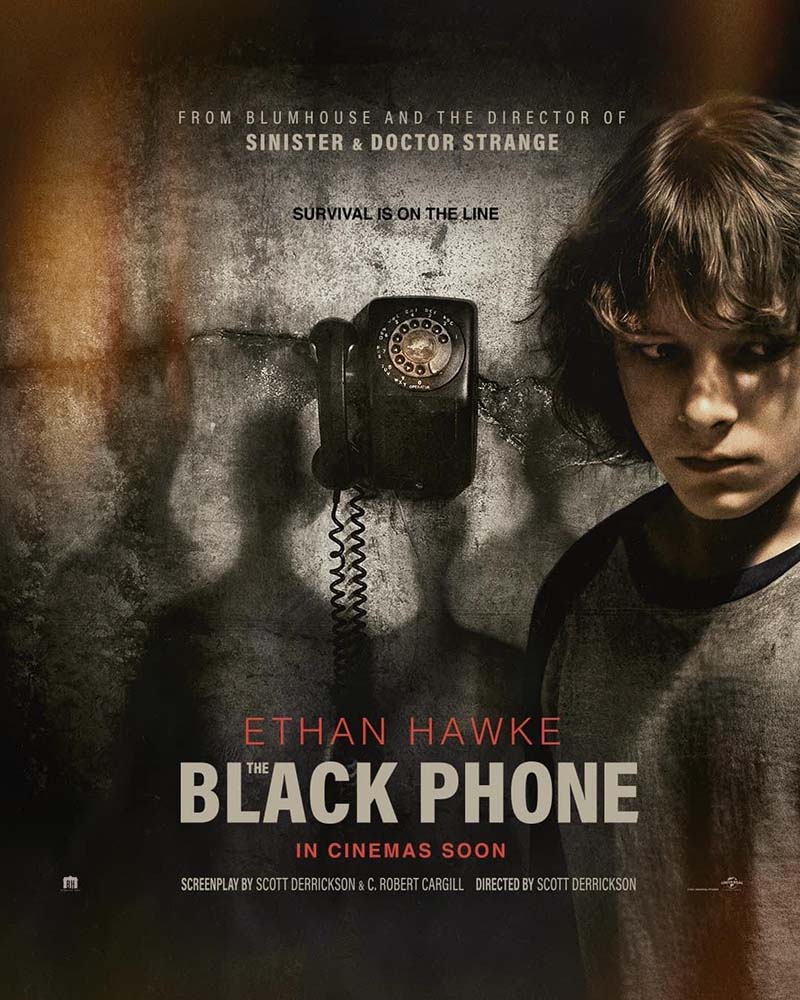 The Black Phone supernatural horror movie poster