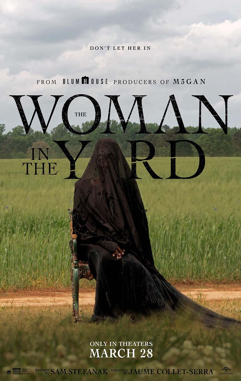 The Woman in the Yard psychological horror movie poster