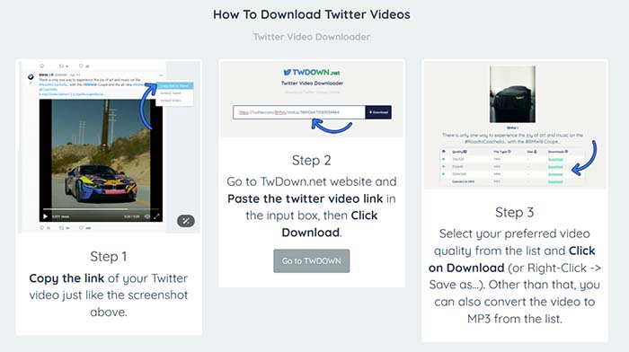 Twdown.net download twitter video free