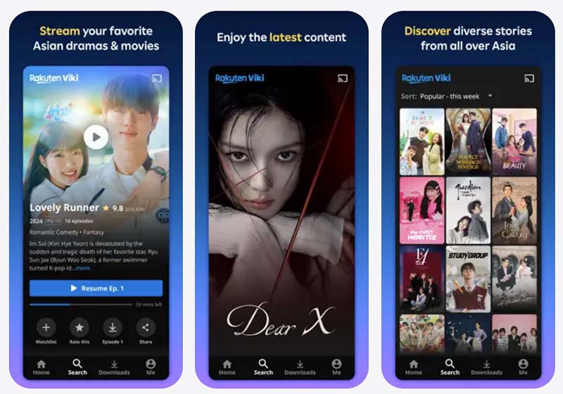 Best free anime app Viki Rakuten