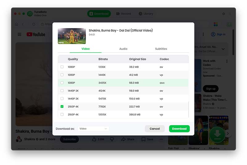advanced download settings