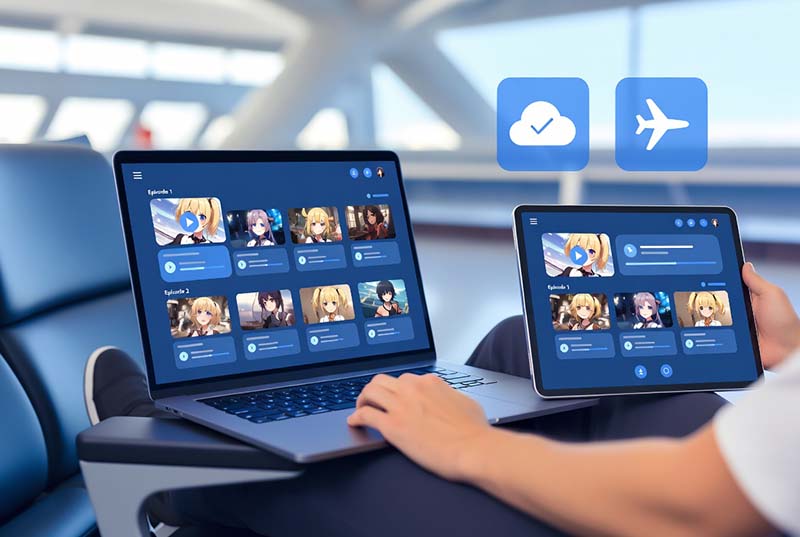 Watch downloaded ABEMA videos offline