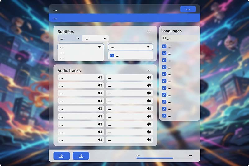 Keep Crunchyroll subtitles and audio tracks