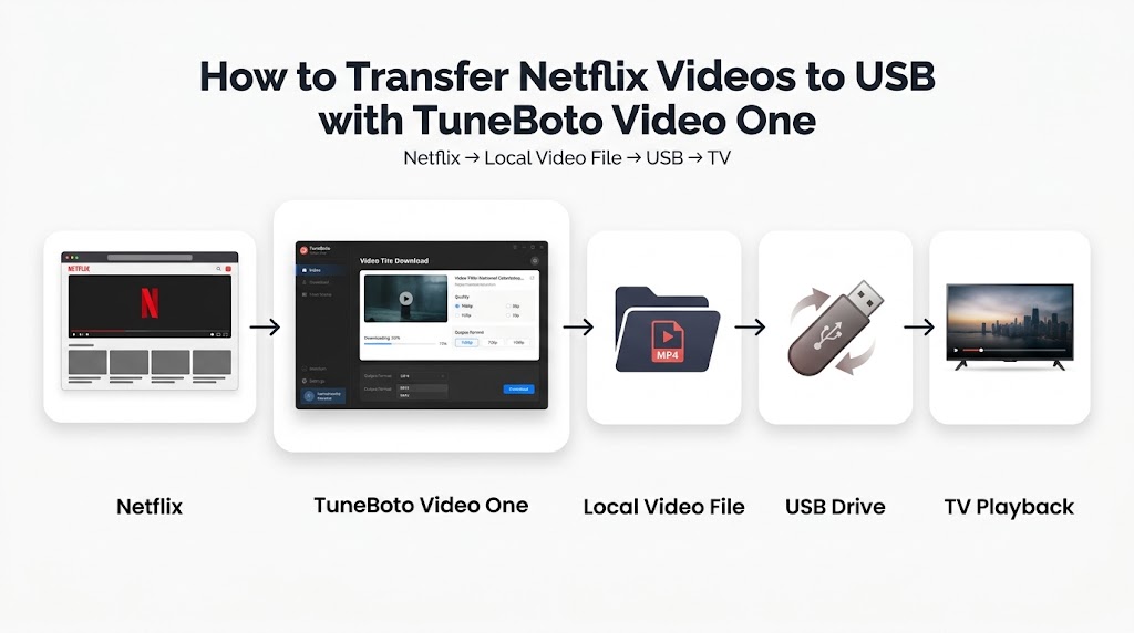 How to transfer Netflix videos to USB with TuneBoto Video One