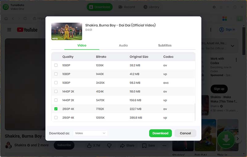 advanced download settings